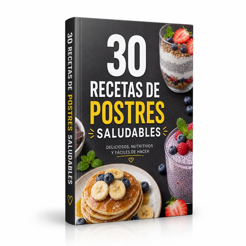 30 recetas de postres saludables